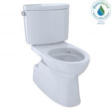Toto CST474CEFG#01 - Toto® Vespin® II Two-Piece Elongated 1.28 Gpf Universal Height Skirted Design Toilet Wit
