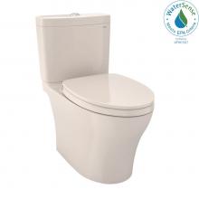 Toto MS446124CEMG#12 - Aquia IV WASHLET+ Two-Piece Elongated Dual Flush 1.28 and 0.8 GPF Toilet with CEFIONTECT, Sedona B