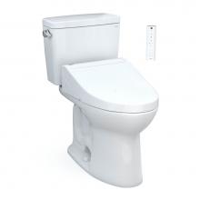 Toto MW7763084CSFG#01 - Toto® Drake® Washlet®+ Two-Piece Elongated 1.6 Gpf Universal Height Tornado Flush&#