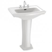 Toto LPT780.4#11 - CLAYTON 4'' CENTER LAV AND PED COLONIAL WHITE