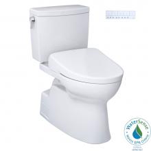 Toto MW4744736CUFGA#01 - TOTO WASHLET plus Vespin II 1G Two-Piece Elongated 1.0 GPF Toilet with Auto Flush WASHLET plus S7A