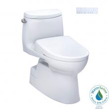 Toto MW6144726CEFG#01 - TOTO WASHLET plus Carlyle II One-Piece Elongated 1.28 GPF Toilet and WASHLET plus S7 Contemporary