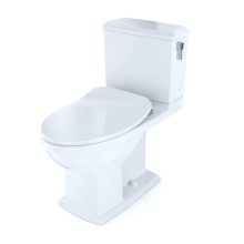 Toto MS494234CEMFRG#01 - Connelly® Two-Piece Elongated Dual Flush 1.28 and 0.9 GPF with CEFIONTECT® and Right Lev