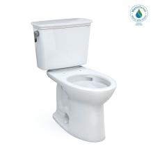Toto CST786CEFG.10#01 - Toto® Drake® Transitional Two-Piece Elongated 1.28 Gpf Universal Height Tornado Flush&#x