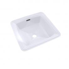 Toto LT491G#01 - Connelly™ Square Undermount Bathroom Sink with CEFIONTECT, Cotton White
