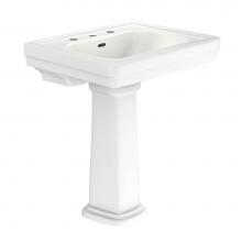 Toto LPT530.8N#11 - Promenade® 27-1/2'' x 22-1/4'' Rectangular Pedestal Bathroom Sink for 8 i