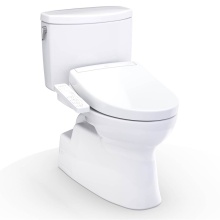 Toto MW4743346CUFG#01 - WASHLET+® Vespin® II 1G® Two-Piece Elongated 1.0 GPF Toilet and WASHLET+® S2 B