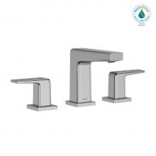 Toto TLG10201U#CP - Toto® Gb Series 1.2 Gpm Two Handle Widespread Bathroom Sink Faucet With Drain Assembly, Polis