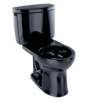 Toto CST453CEF#51 - Drake® II Two-Piece Round 1.28 GPF Universal Height Toilet, Ebony