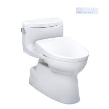 Toto MW6444736CEFG#01 - WASHLET®+ Carolina® II One-Piece Elongated 1.28 GPF Toilet and WASHLET®+ S7 Contemp