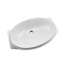 Toto LT1506G#01 - Toto® 24'' Oval Undermount Bathroom Sink With Cefiontect®, Cotton White