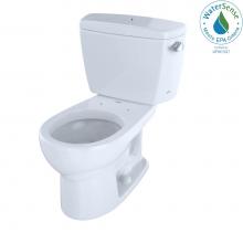 Toto CST743ERB#01 - Eco Drake® Two-Piece Round 1.28 GPF Toilet with Right-Hand Trip Lever and Bolt Down Tank Lid,