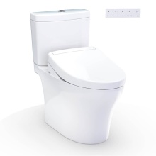 Toto MW4463446CEMGN#01 - WASHLET+®  Aquia IV Two-Piece Elongated Dual Flush 1.28 and 0.9 GPF Toilet and WASHLET S5 Bid