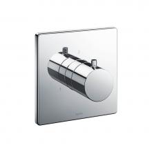 Toto TBV02103U#CP - Toto® Square Two-Way Diverter Shower Trim, Polished Chrome