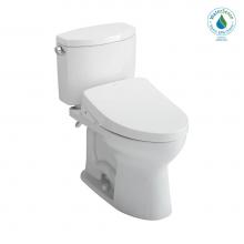 Toto MW4543056CEFGA#01 - Toto® Washlet+®  Drake® II Two-Piece Elongated 1.28 Gpf Toilet With Auto Flush Wash
