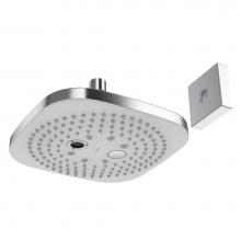 Toto TBW02004U1#CP - Toto® G Series 2.5 Gpm Multifunction 8.5 Inch Square Showerhead With Comfort Wave And Warm Sp