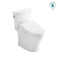 Toto MW4483084CEMFG#01 - WASHLET®+ Aquia IV® Arc Two-Piece Elongated Dual Flush 1.28 and 0.8 GPF Toilet with C5 B