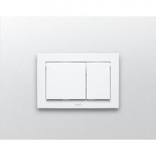 Toto YT800#WH - Push Plate - Rectangle White Plastic For In Wall Tank System