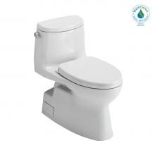 Toto MS614124CEFG#01 - Carlyle® II One-Piece Elongated 1.28 GPF Universal Height Toilet with CEFIONTECT and SS124 So
