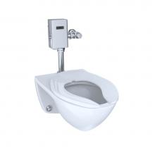 Toto CT708UGX#01 - Rw Commercial Wall Mount El Bowl Top Spud Cefiontect- Cot