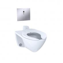 Toto CT708UVGX#01 - RW COMMERCIAL WALL MOUNT EL BOWL BACKSPUD CEFIONTECT-COTTN