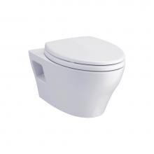 Toto CWT428CMFG#MS - EP Wall-Hung Elongated Toilet and DuoFit® in-wall 0.9 and 1.28 GPF Tank System with Copper Su