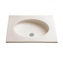 Toto LT180#12 - Curva Oval Sr W/0 Faucet Hole Sedona Beige