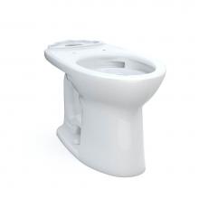 Toto C776CEFG#01 - Toto® Drake® Elongated Universal Height Tornado Flush® Toilet Bowl With Cefiontect&