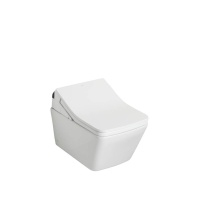 Toto CWT4494049CMFG#MS - WASHLET®+ SP Wall-Hung Square-Shape Toilet with SX Bidet Seat and DuoFit® In-Wall 1.28 a