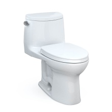 Toto MS604124CEFG#01 - UltraMax® II One-Piece Elongated 1.28 GPF Universal Height Toilet with CEFIONTECT and SS124 S