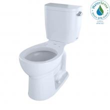 Toto CST243EFR#01 - Toto® Entrada™ Two-Piece Round 1.28 Gpf Universal Height Toilet With Right-Hand Trip Lever,