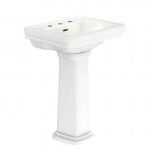 Toto LPT532.8N#11 - Promenade® 24'' x 19-1/4'' Rectangular Pedestal Bathroom Sink for 8 inch