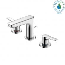Toto TLG03201U#CP - Toto® Gs Series 1.2 Gpm Two Handle Widespread Bathroom Sink Faucet With Drain Assembly, Polis