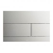 Toto YT980#SS - Toto® Dual Flush Push Button Plate For Select Duofit In-Wall Tank Unit, Stainless Steel
