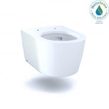 Toto CT447CFG#01 - Toto® Rp Wall-Hung Contemporary D-Shape Dual Flush 1.28 And 0.9 Gpf Toilet With Cefiontect&#x