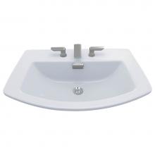 Toto LT963.8#01 - Soiree Self-Rimming Lavatory 8'' Center Faucet Hole Spacing