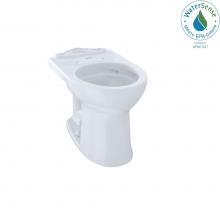 Toto C453CUFG#01 - Toto® Drake® II Universal Height Round Toilet Bowl With Cefiontect, Cotton White