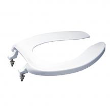 Toto SC534#01 - Elongated Open Front Commerical Toilet Seat without Lid, Cotton White