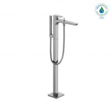 Toto TBG07306U#CP - Toto® Ge Single-Handle Free Standing Tub Filler With Handshower, Polished Chrome
