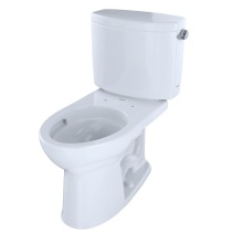 Toto CST454CEFRG#01 - Drake® II Two-Piece Elongated 1.28 GPF Universal Height Toilet with CEFIONTECT and Right-Hand