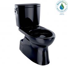 Toto CST474CUF#51 - Vespin® II 1G® Two-Piece Elongated 1.0 GPF Universal Height Skirted Design Toilet, Ebony