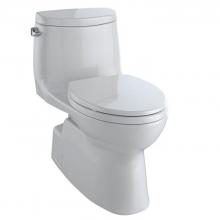 Toto MS614124CEFG#11 - TOTO® Carlyle® II One-Piece Elongated 1.28 GPF Universal Height Toilet with CEFIONTECT a