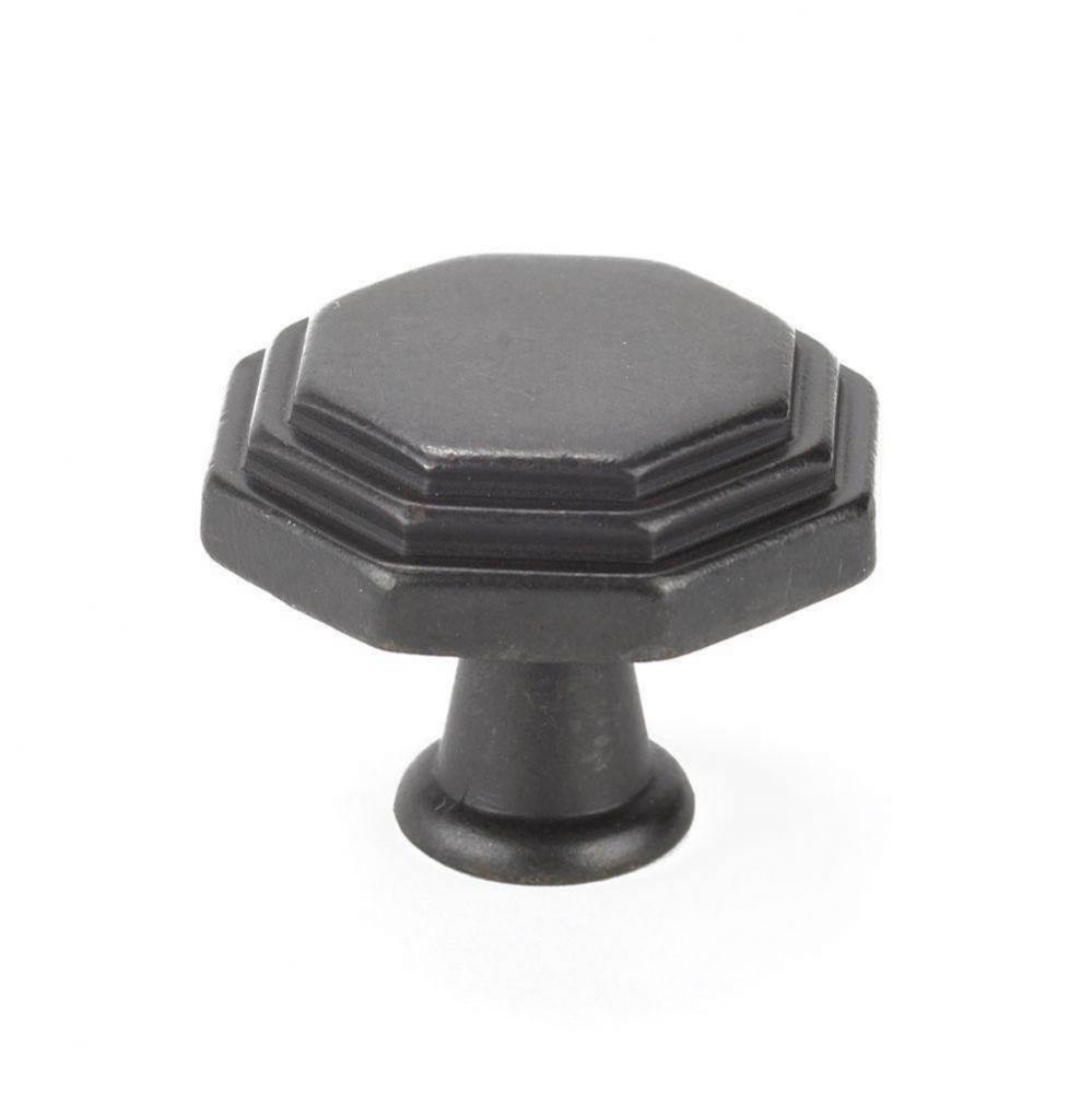 Octagon Cabinet Knob Dark Bronze