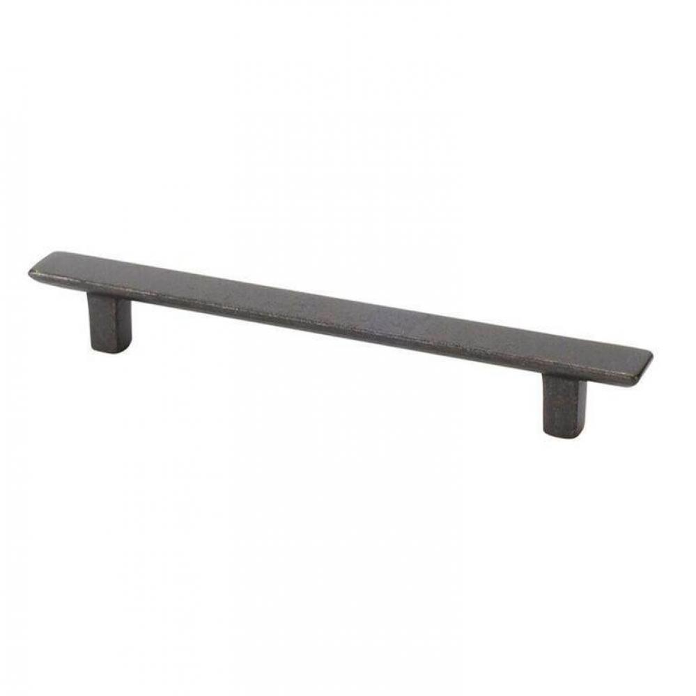 Thin Rectangular Pull Dark Bronze 128mm