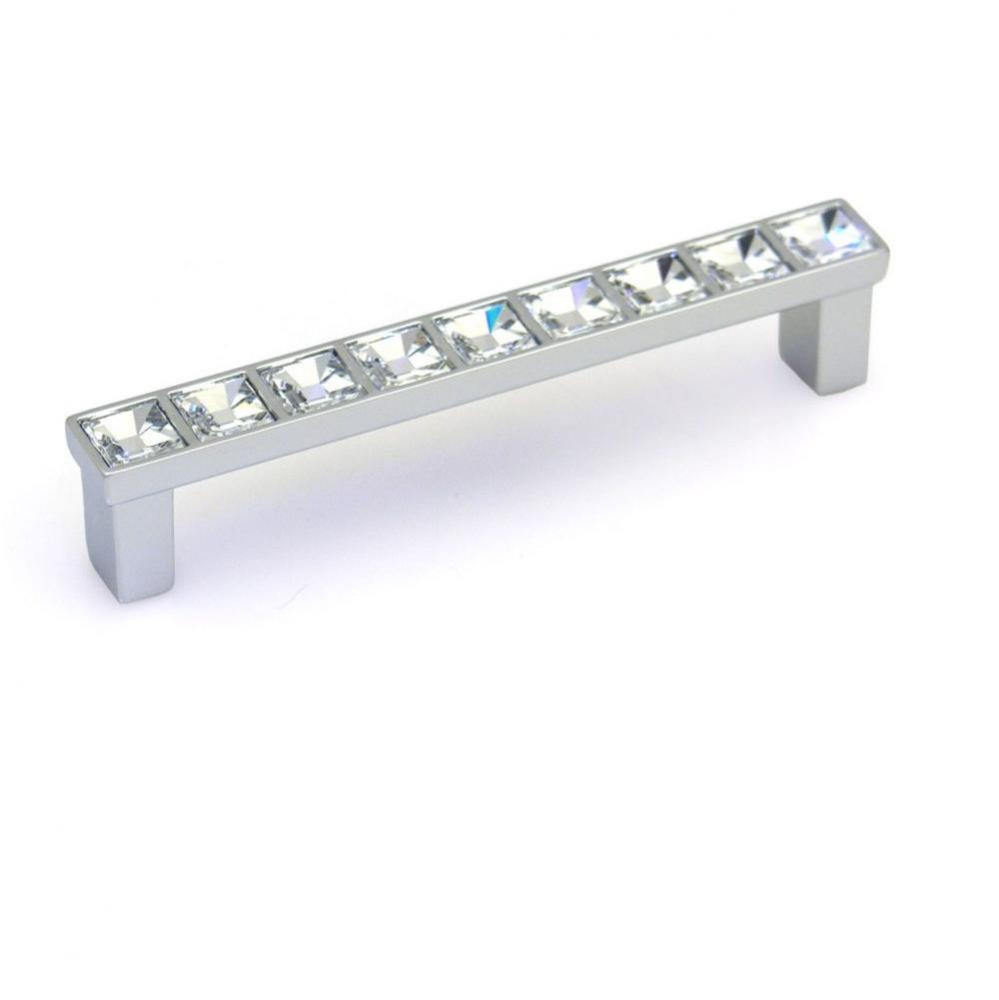 Pull Handle 96mm Swarovski Crystal/Bright Chrome