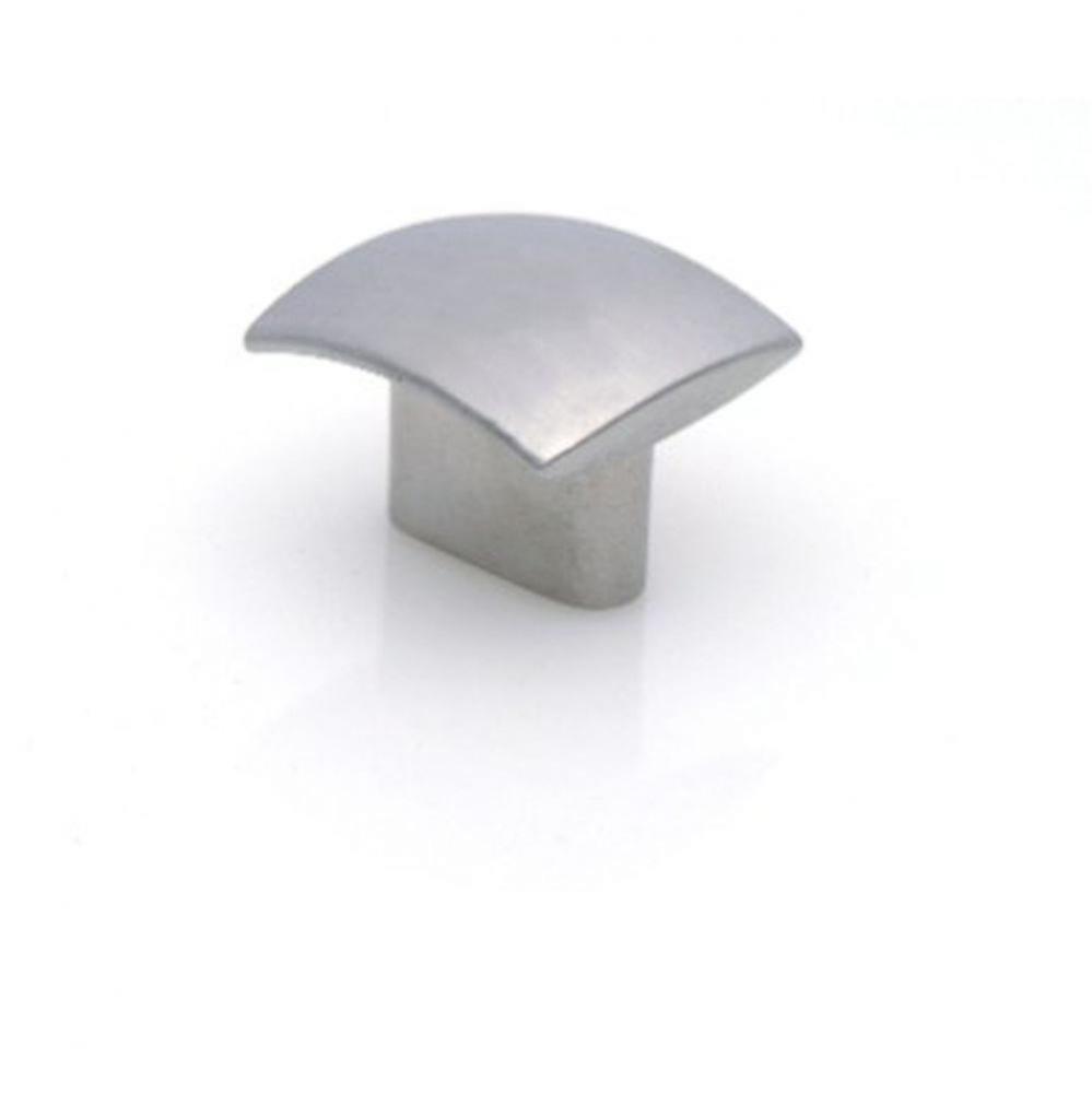 Small Rectangular Knob 34mm..Stainless Steel Look