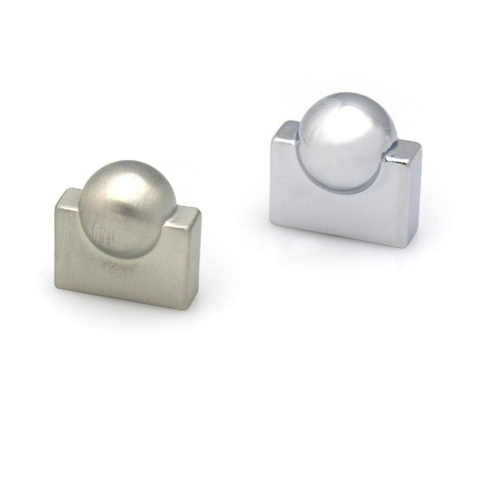 Knob With Center Ball 16mm..Bright Chrome