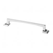 Topex 9-1335012840 - Thin Square Transitional Cabinet Pull Bright Chrome 128mm