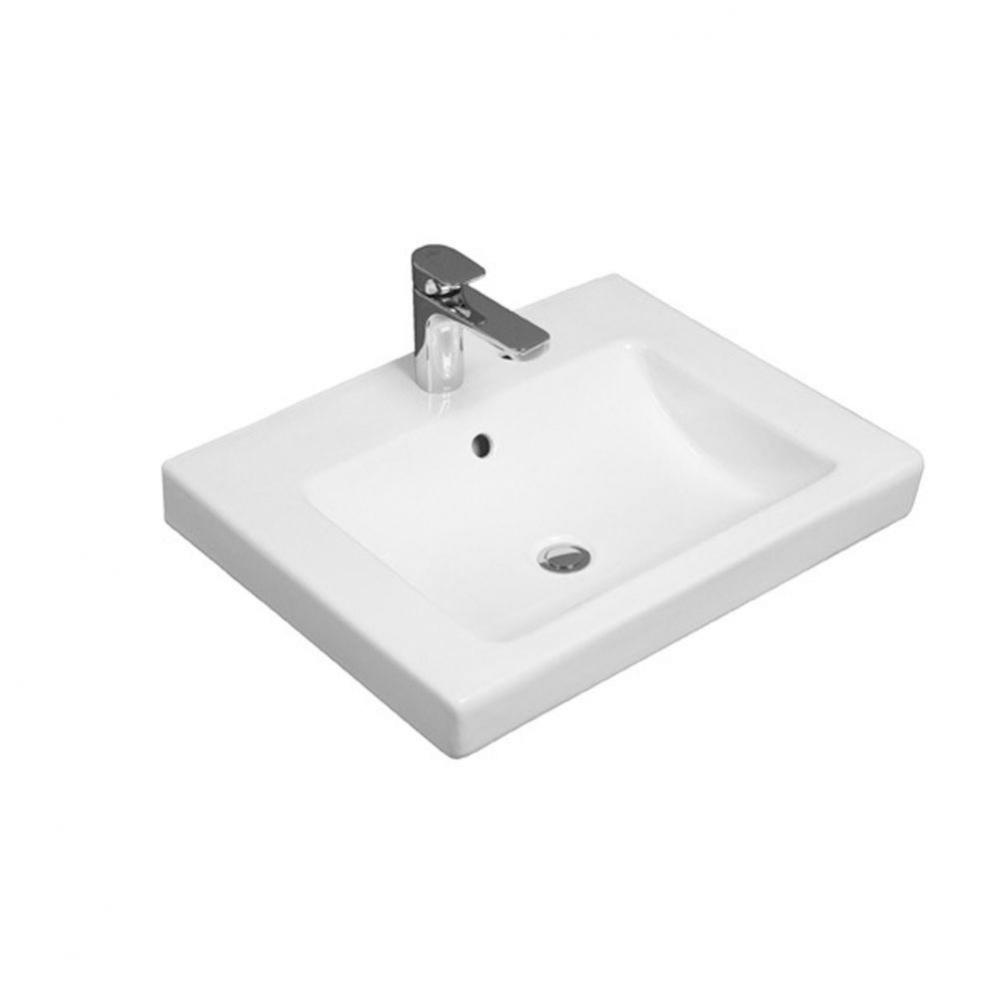 Twist Built-in washbasin 23 3/4'' x 18 1/4'' (603 x 464 mm)