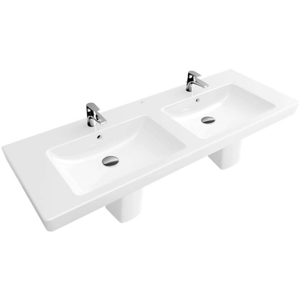 Subway Vanity double washbasin 51 1/8'' x 18 1/2'' (1300 x 470 mm)